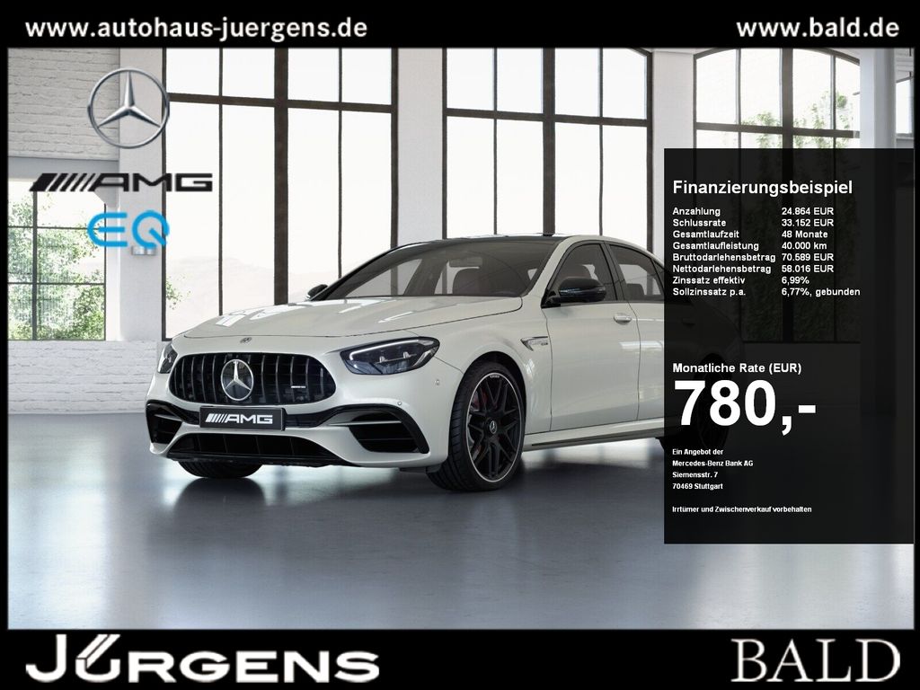 Mercedes-Benz E 63 AMG 2023 г. Белый, пробег 52901 км