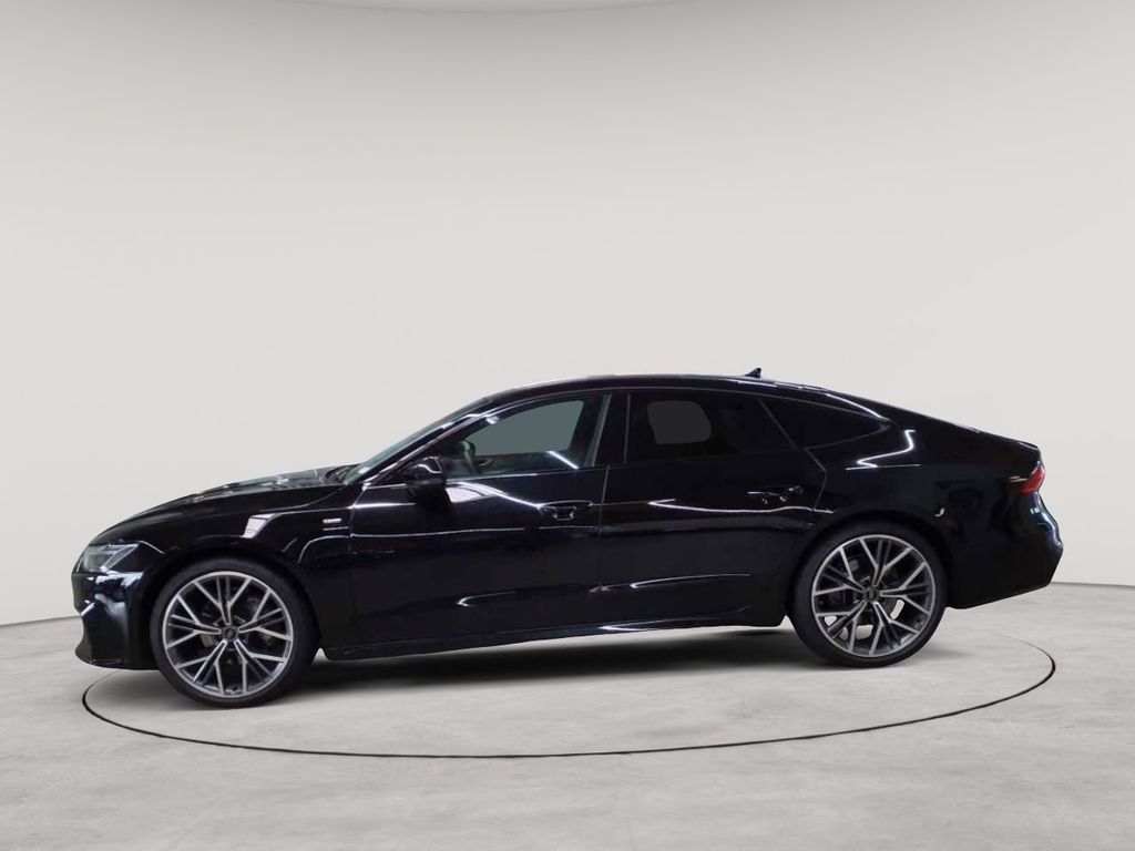 Audi A7 2023 г. Чёрный, пробег 47921 км