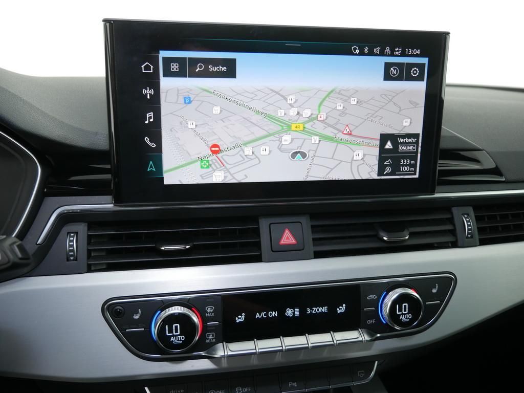 Audi A4 2023 г. Чёрный, пробег 49630 км