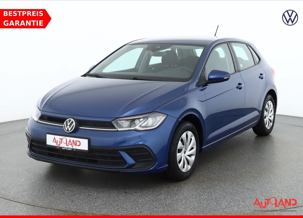 Volkswagen Polo 2023 г. Синий, пробег 22350 км