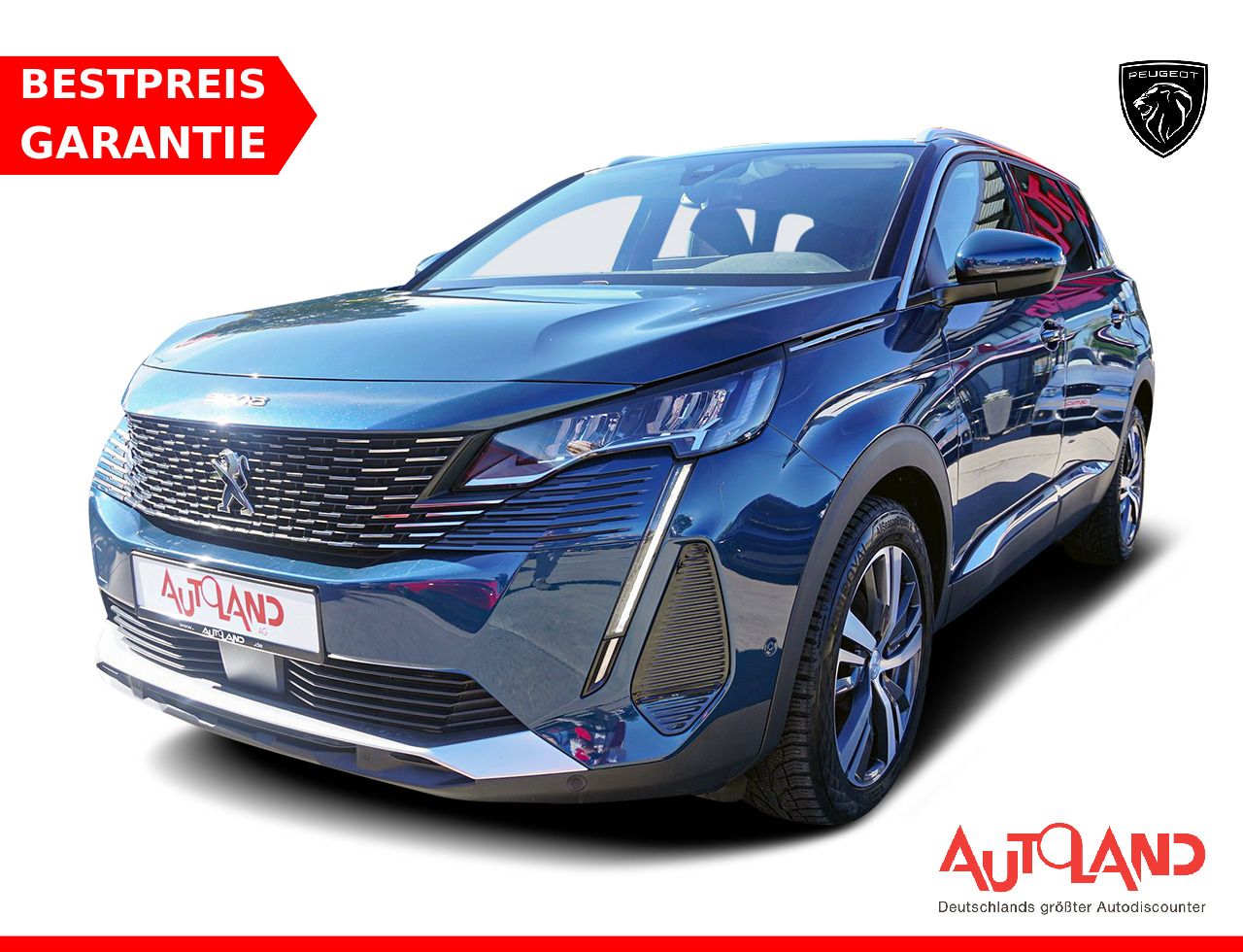 Peugeot 5008 2021 г. Синий, пробег 47263 км