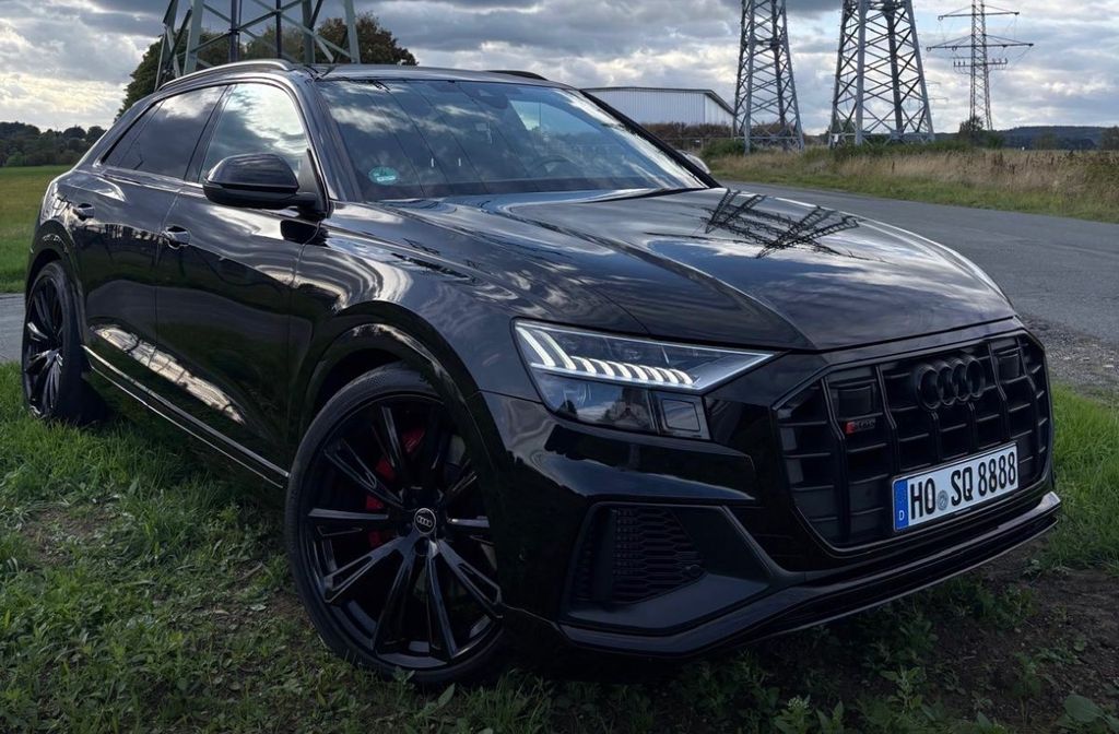 Audi SQ8 2022 г. Чёрный, пробег 47000 км