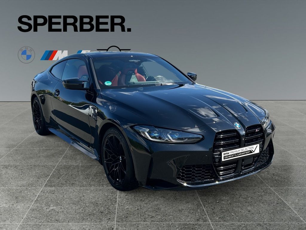 BMW M4 2023 г. Чёрный, пробег 45046 км
