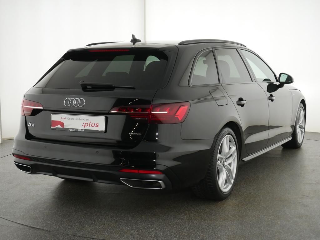 Audi A4 2024 г. Чёрный, пробег 41236 км