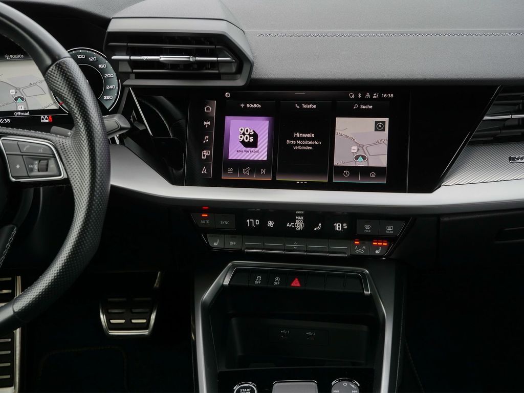 Audi A3 2022 г. Чёрный, пробег 47707 км