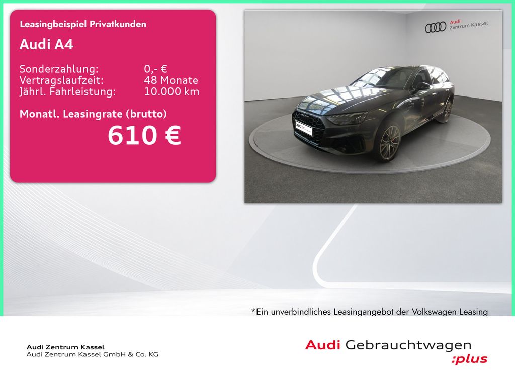 Audi A4 2024 г. Серый, пробег 44428 км