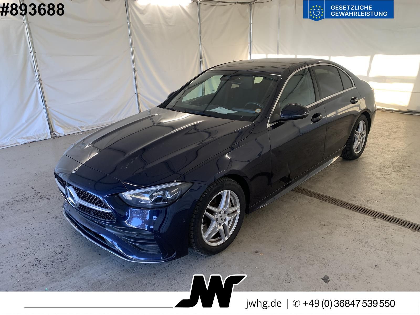 Mercedes-Benz C 200 2022 г. Синий, пробег 45077 км