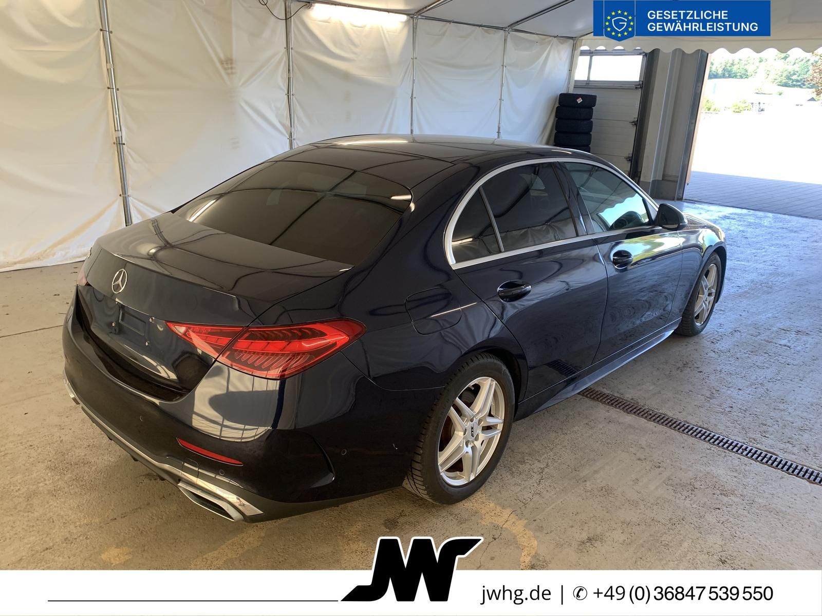 Mercedes-Benz C 200 2022 г. Синий, пробег 45077 км