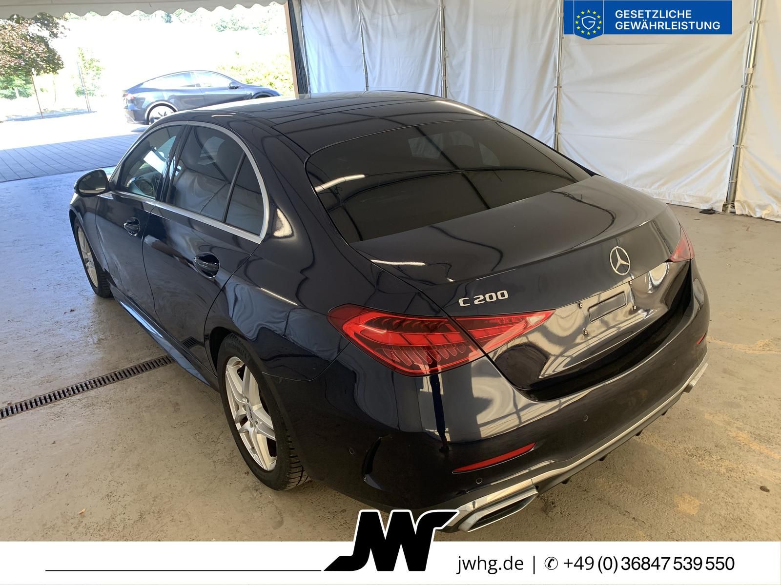 Mercedes-Benz C 200 2022 г. Синий, пробег 45077 км