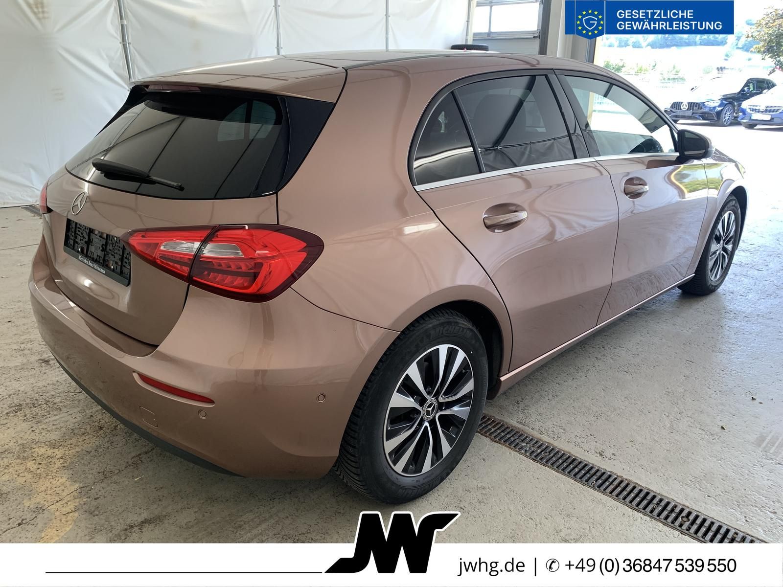 Mercedes-Benz A 180 2022 г. Золотистый, пробег 50000 км
