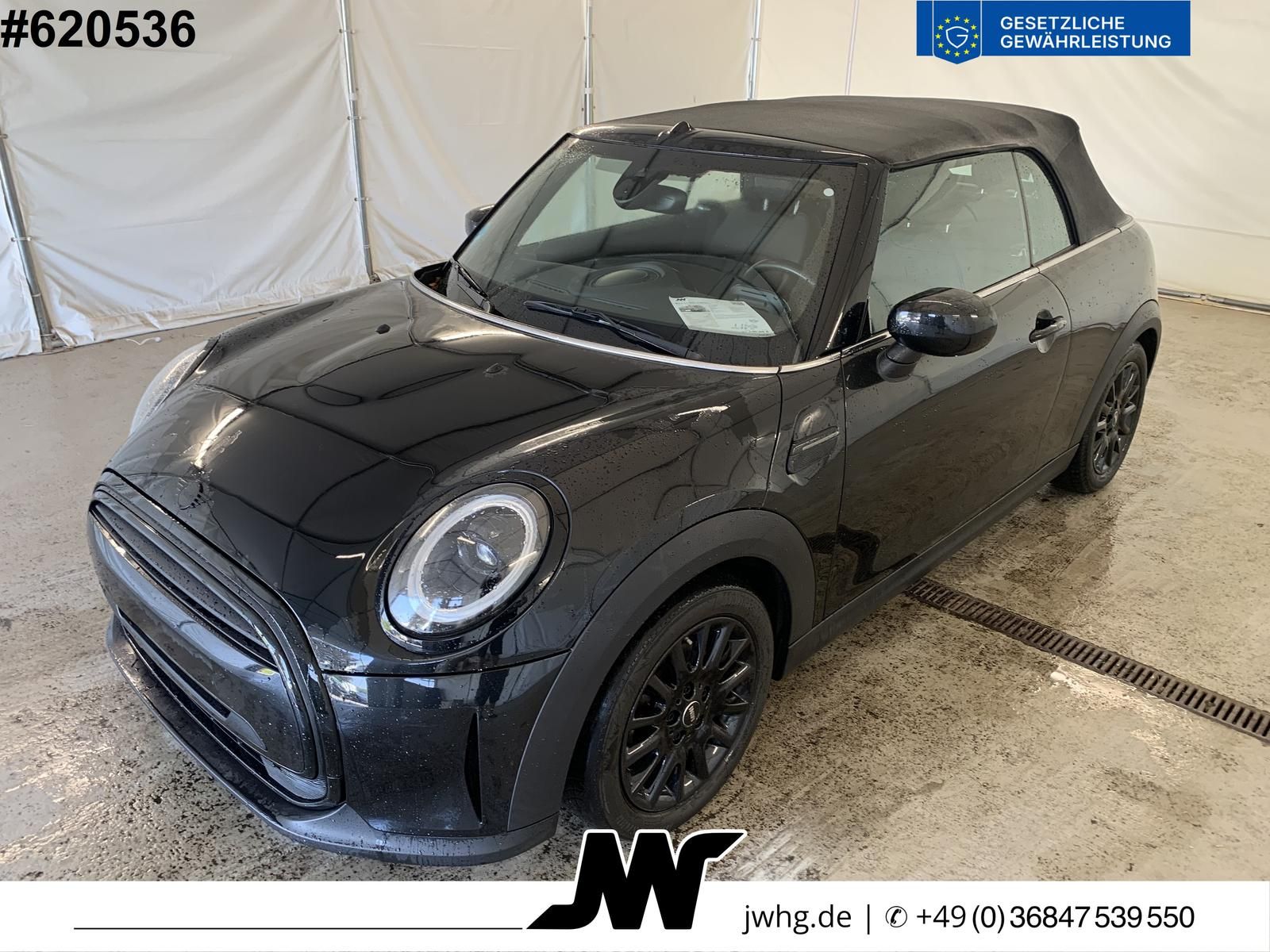 Mini COOPER CABRIO 2023 г. Чёрный, пробег 48900 км