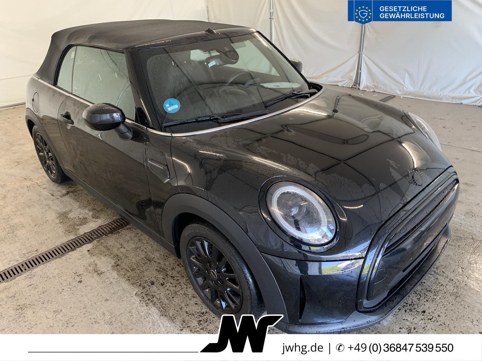 Mini COOPER CABRIO 2023 г. Чёрный, пробег 48900 км