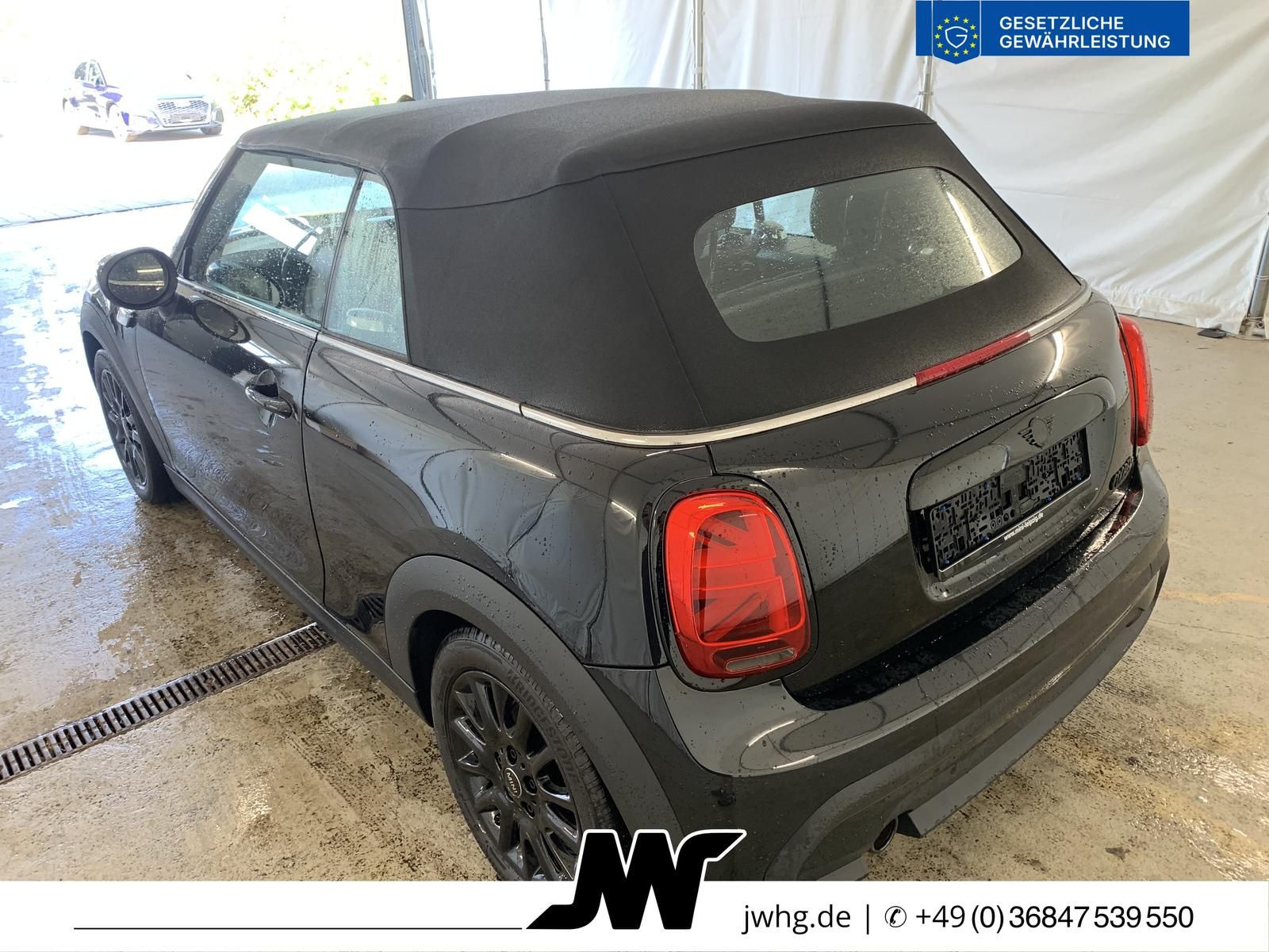 Mini COOPER CABRIO 2023 г. Чёрный, пробег 48900 км