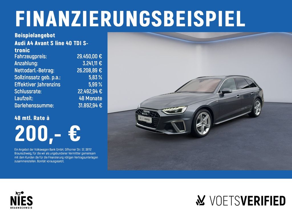 Audi A4 2023 г. Серый, пробег 57100 км