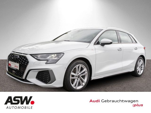 Audi A3 2023 г. Белый, пробег 49200 км