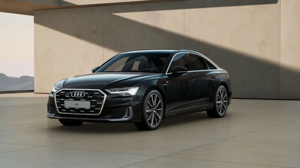 Audi A6 2025 г. Чёрный, пробег 22312 км