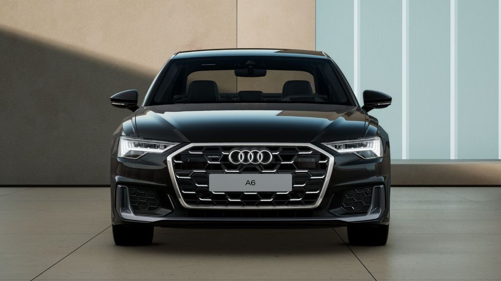 Audi A6 2025 г. Чёрный, пробег 22312 км