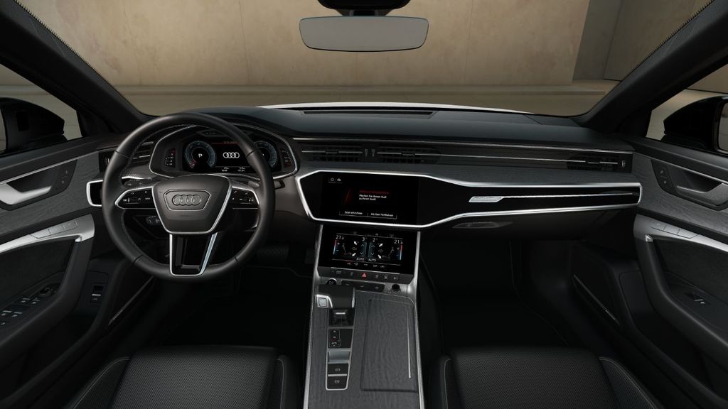 Audi A6 2025 г. Чёрный, пробег 22312 км