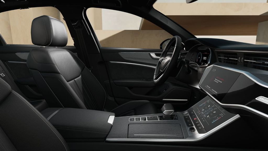 Audi A6 2025 г. Чёрный, пробег 22312 км