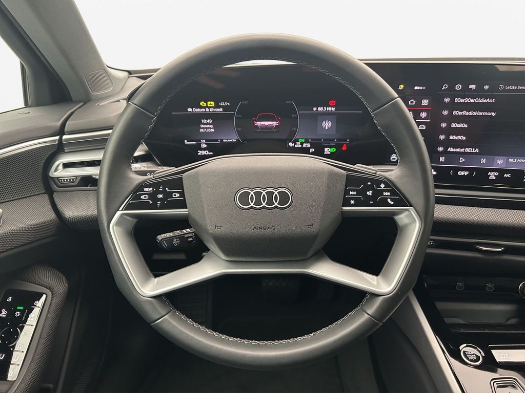 Audi A6 2025 г. Чёрный, пробег 29500 км