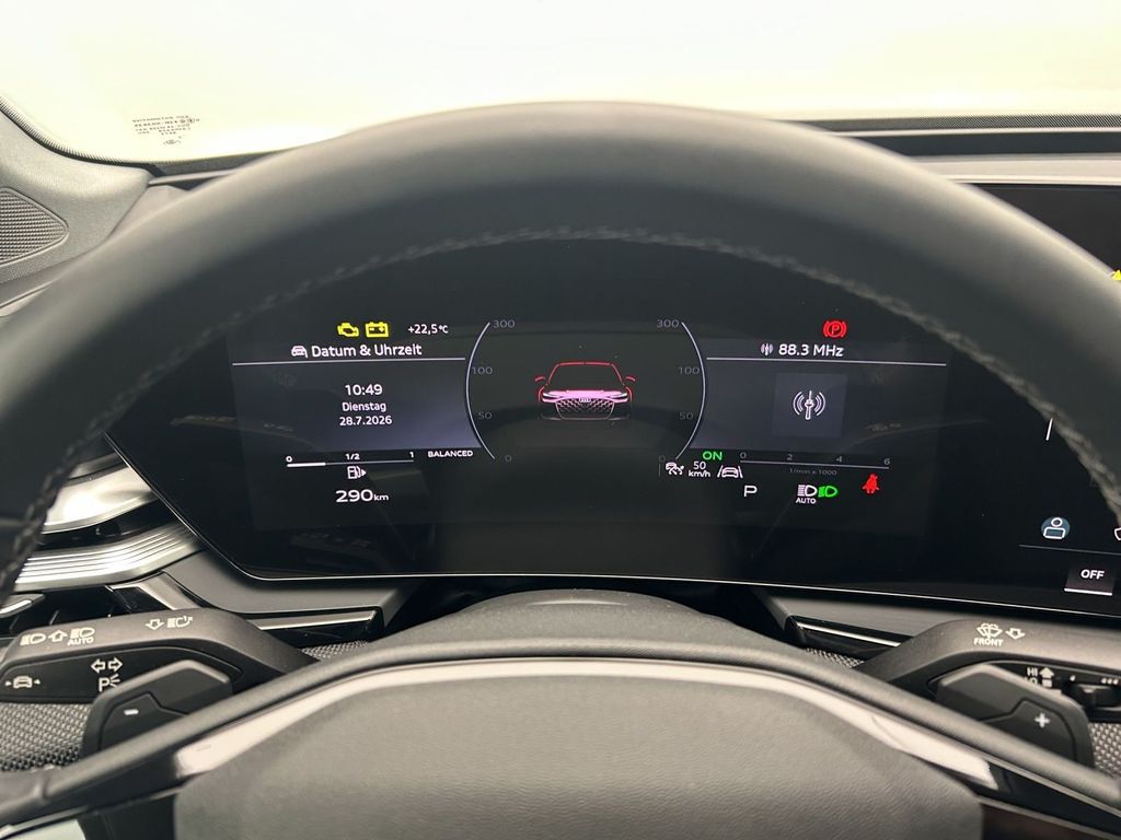 Audi A6 2025 г. Чёрный, пробег 29500 км