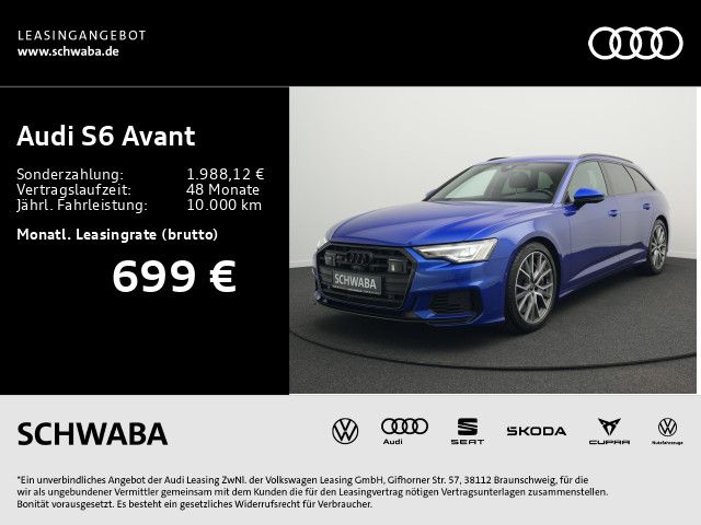 Audi S6 2023 г. Синий, пробег 38400 км