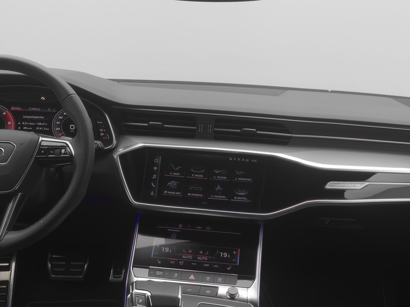 Audi S6 2023 г. Синий, пробег 38400 км