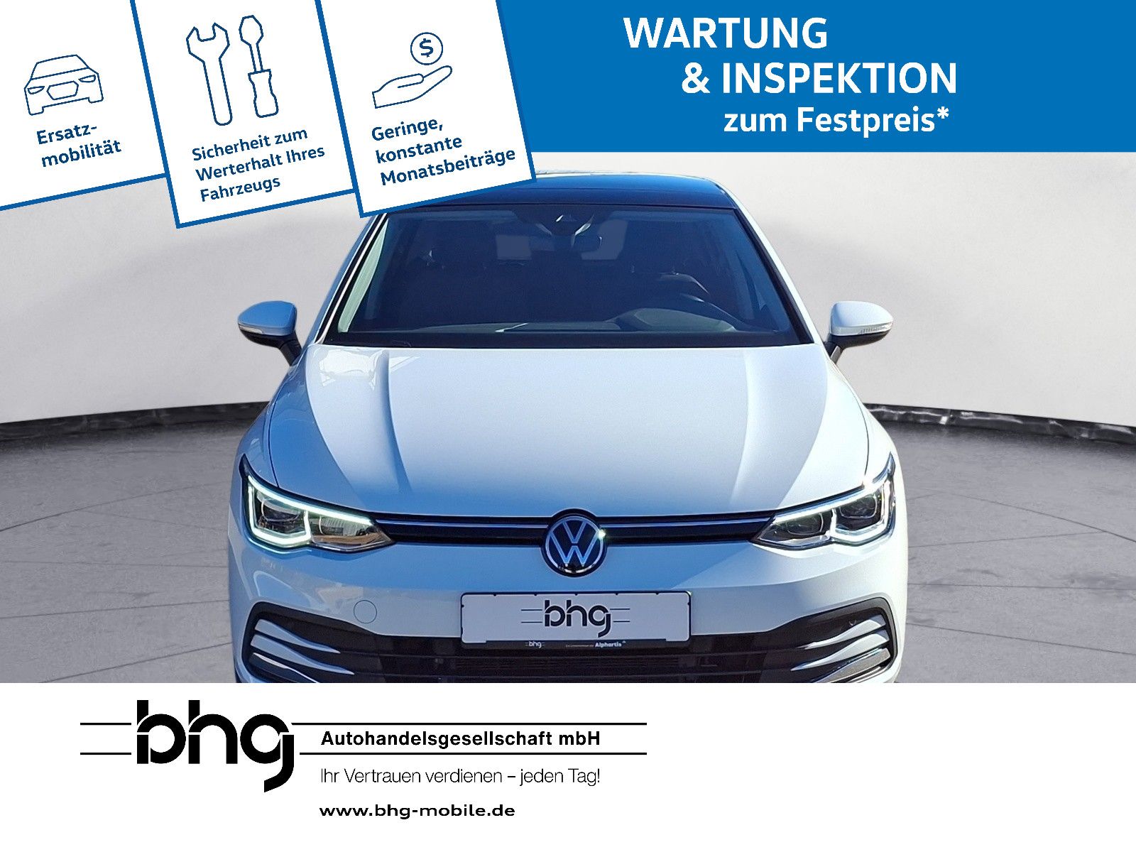 Volkswagen Golf 2022 г. Белый, пробег 29571 км