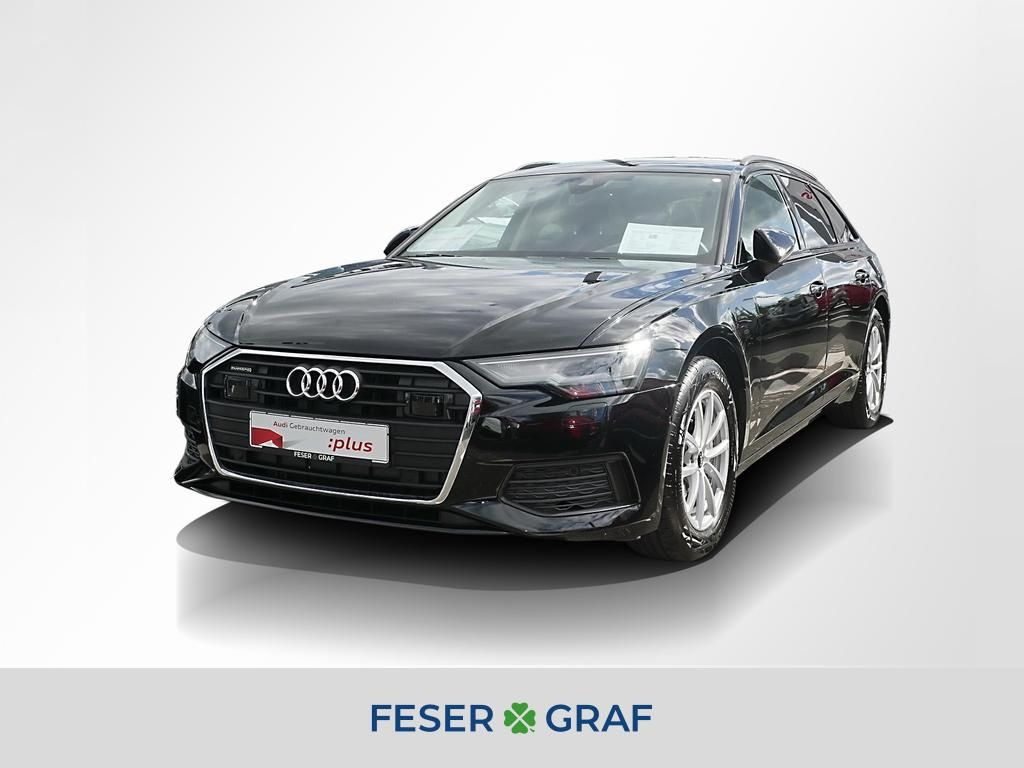 Audi A6 2023 г. Чёрный, пробег 50050 км
