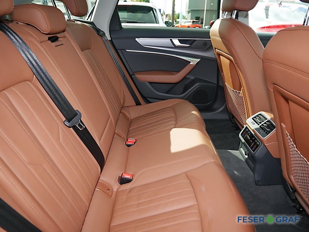Audi A6 2023 г. Чёрный, пробег 50050 км