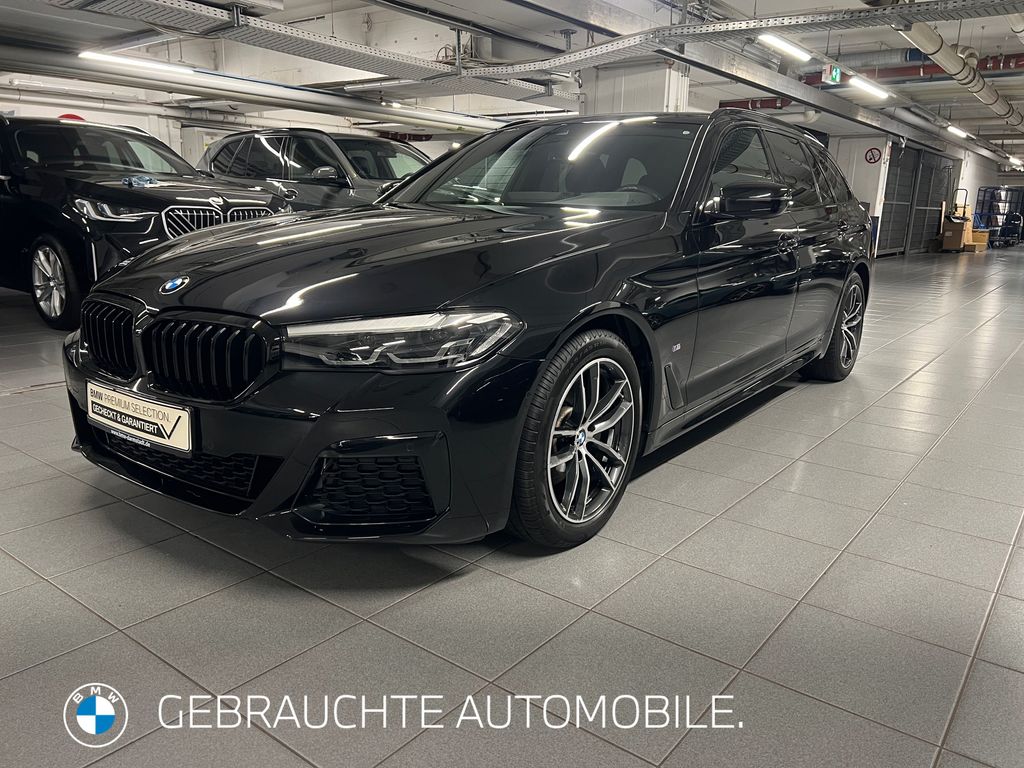 BMW 520 2023 г. Чёрный, пробег 23135 км