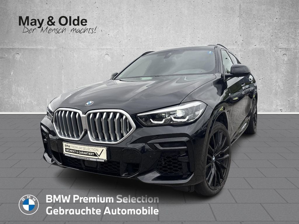 BMW X6 2022 г. Чёрный, пробег 45112 км