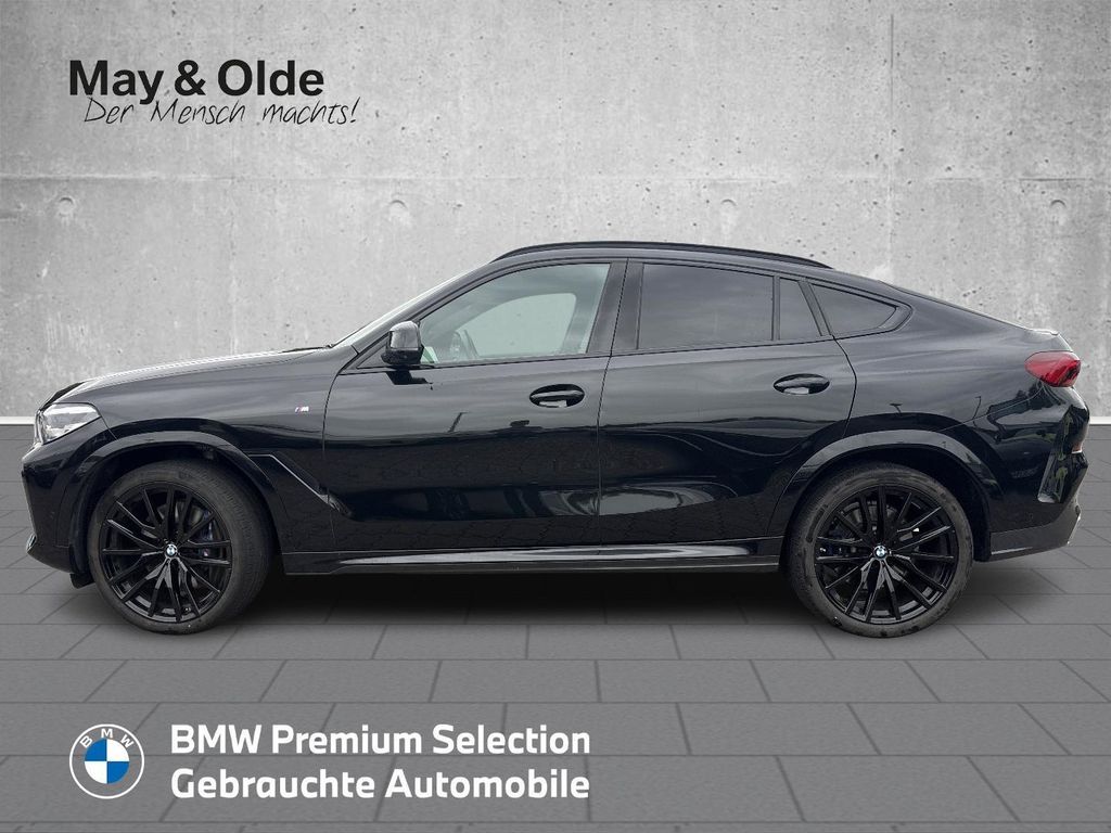 BMW X6 2022 г. Чёрный, пробег 45112 км
