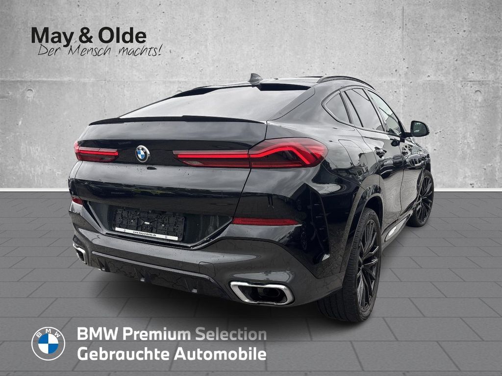 BMW X6 2022 г. Чёрный, пробег 45112 км