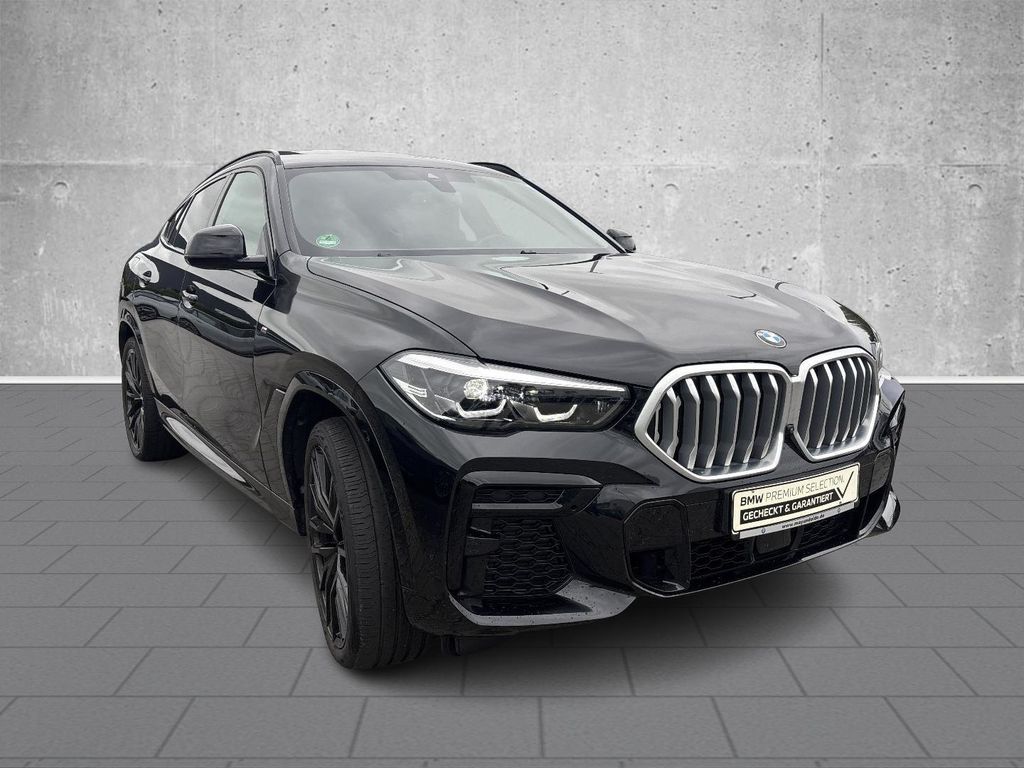 BMW X6 2022 г. Чёрный, пробег 45112 км
