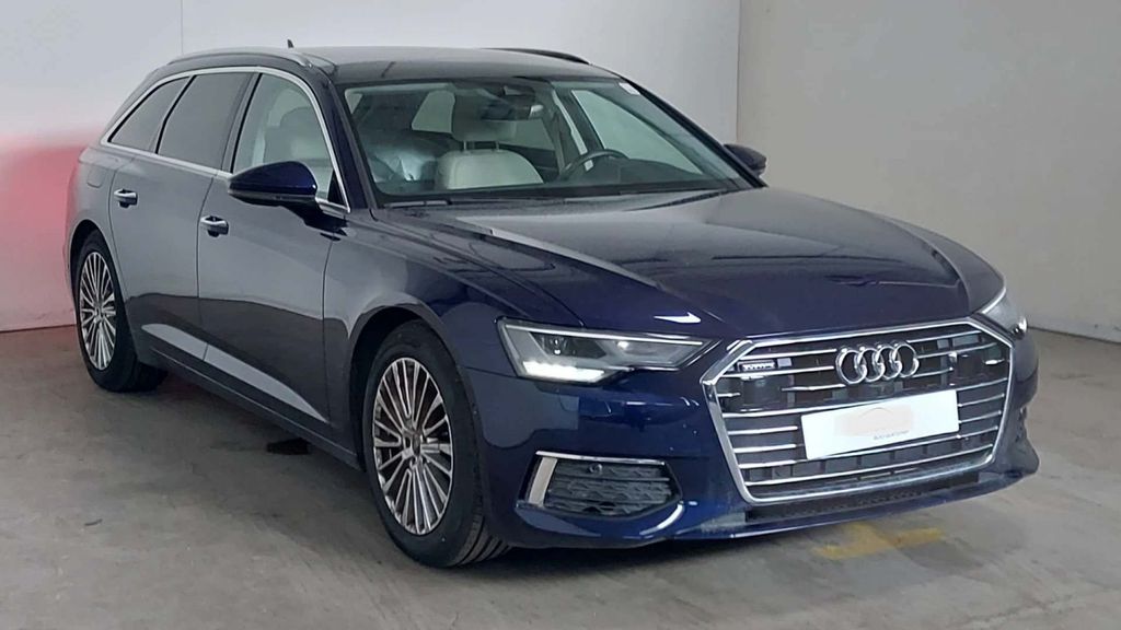 Audi A6 2023 г. Синий, пробег 42600 км