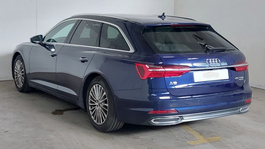 Audi A6 2023 г. Синий, пробег 42600 км