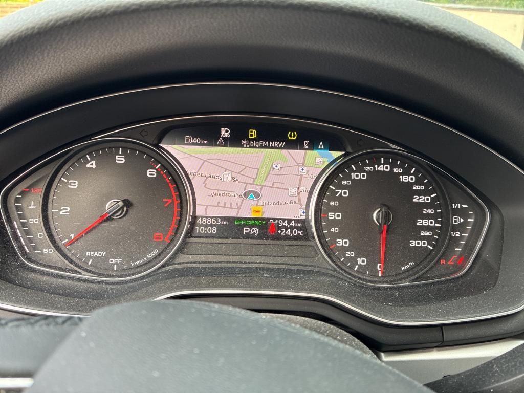 Audi A4 2022 г. Синий, пробег 48863 км