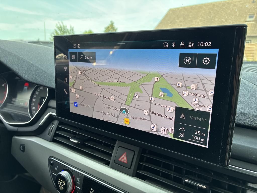 Audi A4 2022 г. Синий, пробег 48863 км