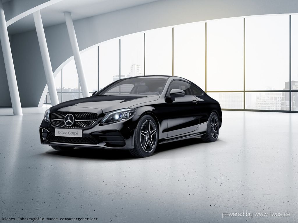 Mercedes-Benz C 220 2022 г. Чёрный, пробег 46722 км