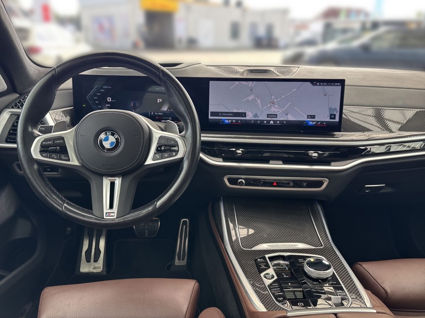 BMW X7 2023 г. Чёрный, пробег 51600 км