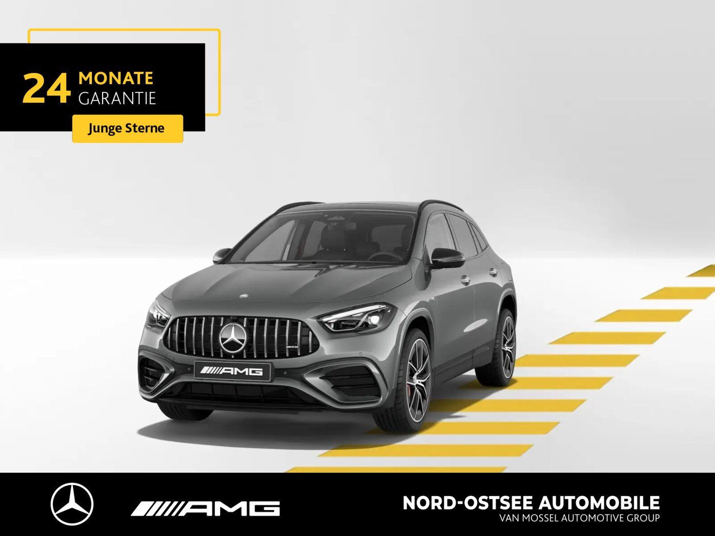 Mercedes-Benz GLA 45 AMG 2025 г. Серый, пробег 3099 км