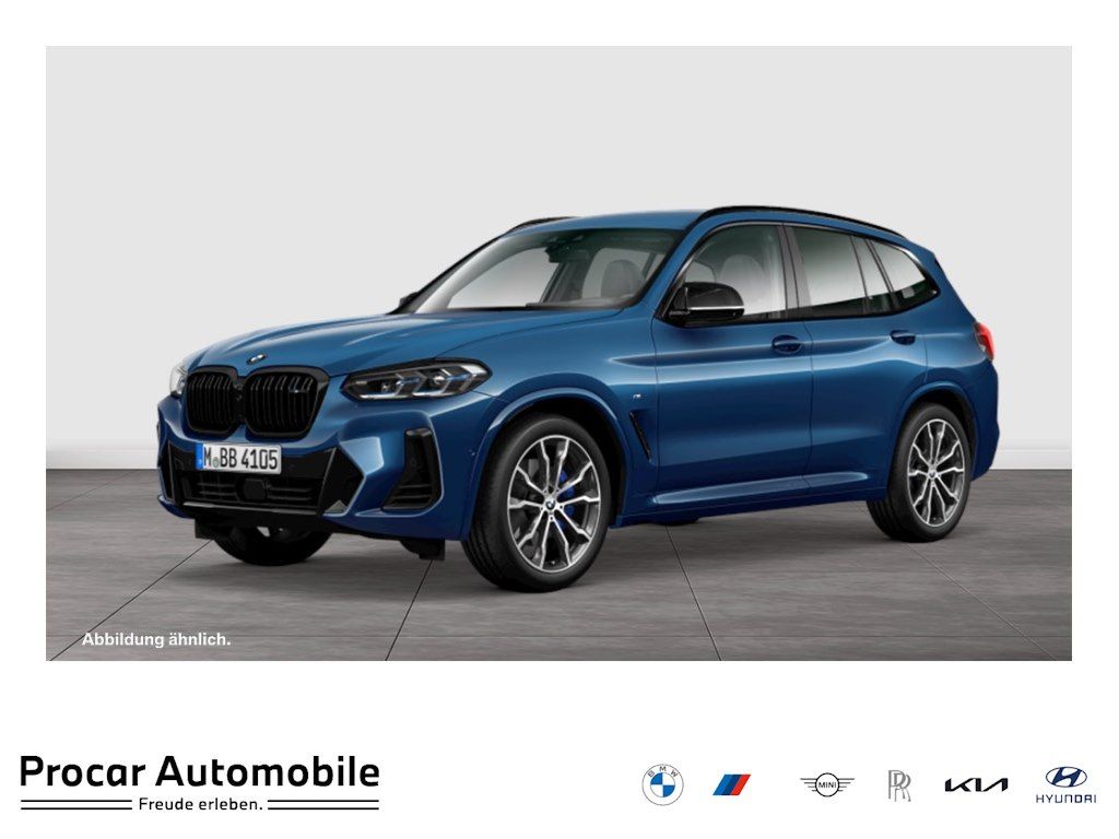 BMW X3 M40 2023 г. Синий, пробег 25828 км