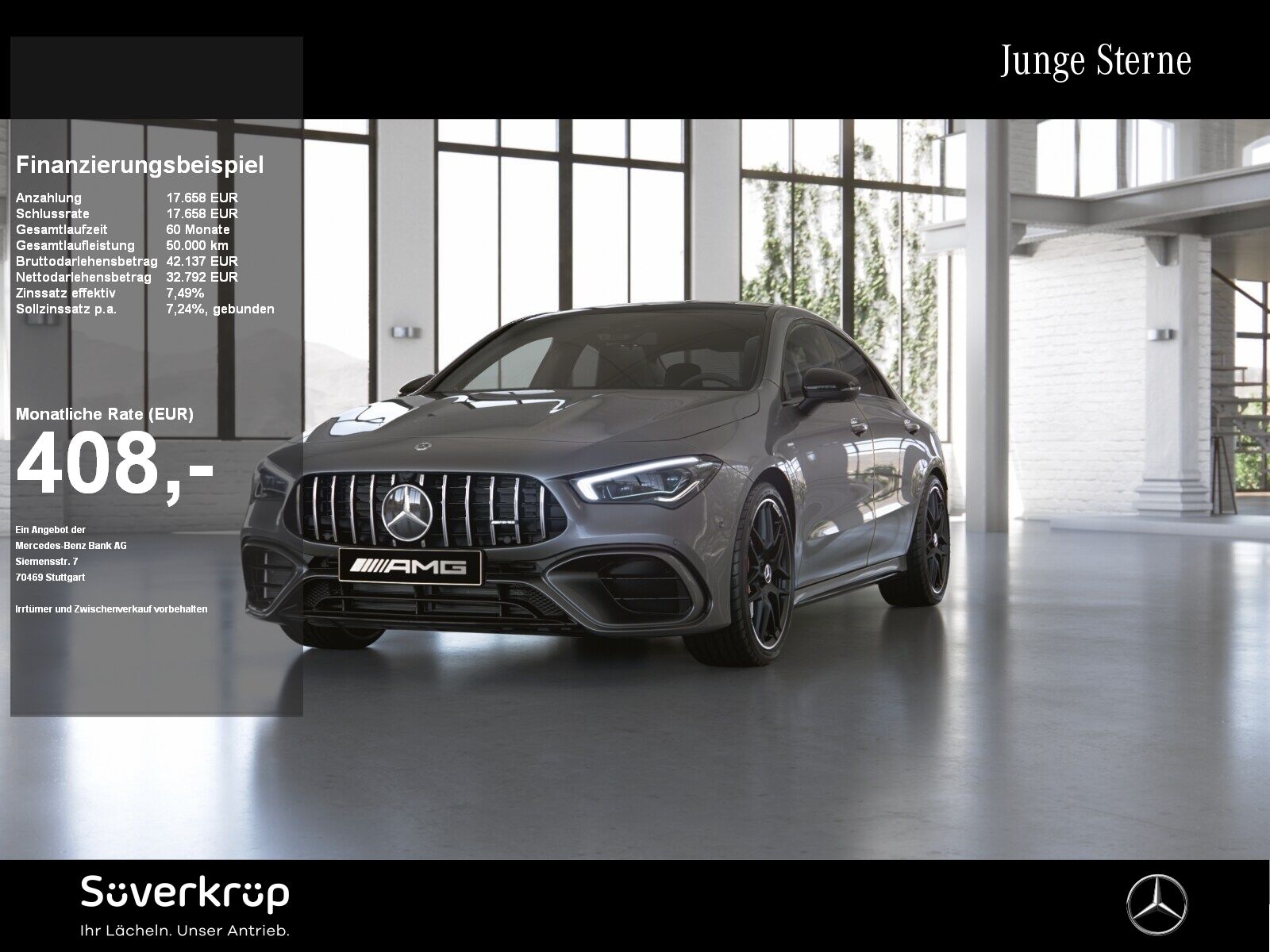 Mercedes-Benz CLA 45 AMG 2022 г. Серый, пробег 40301 км