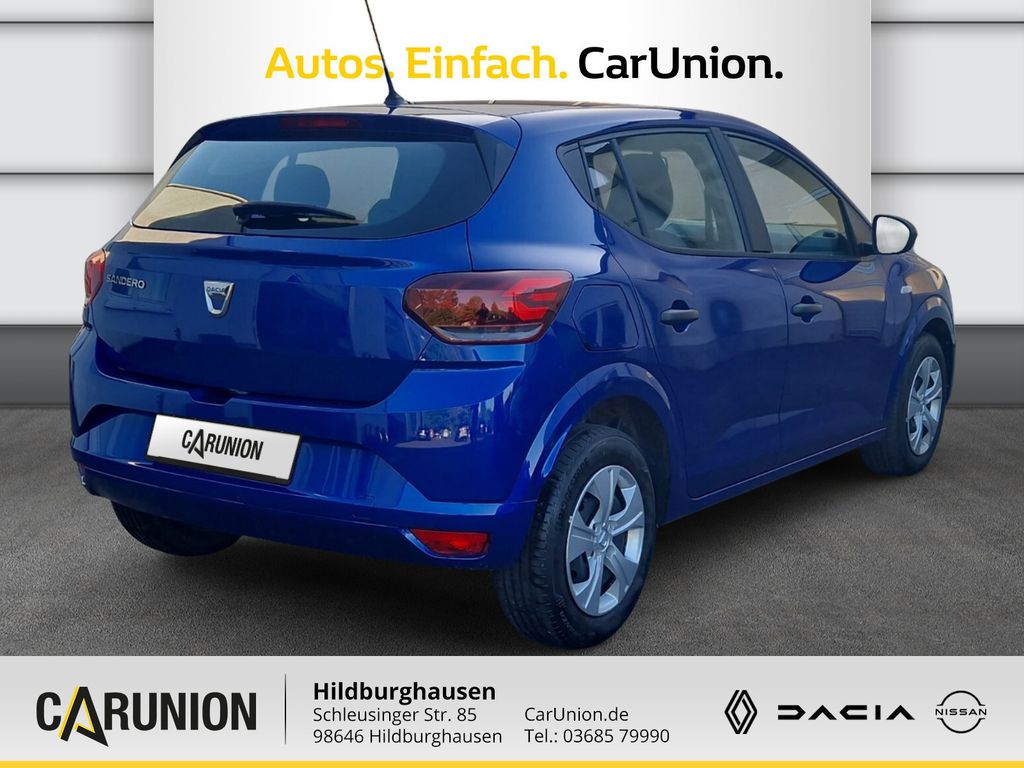 Dacia Sandero 2021 г. Синий, пробег 52074 км
