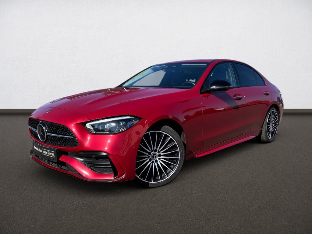 Mercedes-Benz C 300 2023 г. Красный, пробег 53281 км