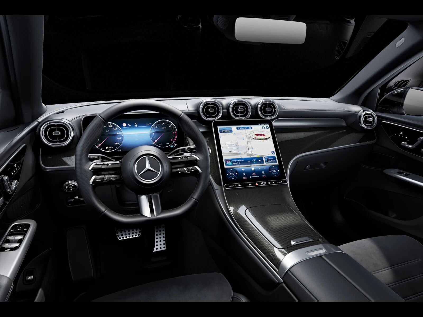 Mercedes-Benz GLC 300 2026 г. Чёрный, пробег 12375 км