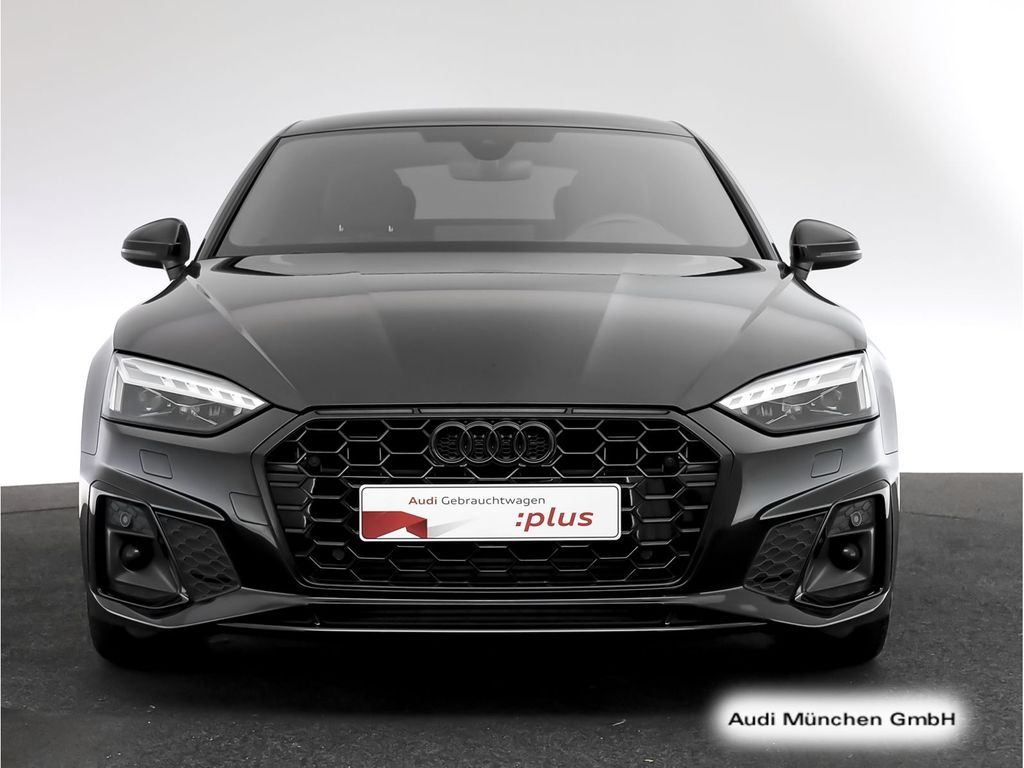 Audi A5 2023 г. Чёрный, пробег 40481 км