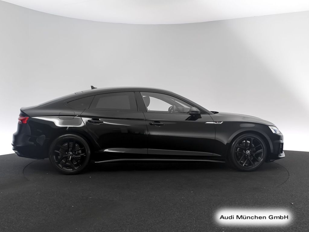 Audi A5 2023 г. Чёрный, пробег 40481 км