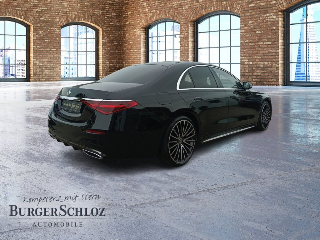 Mercedes-Benz S 400 2023 г. Чёрный, пробег 58615 км